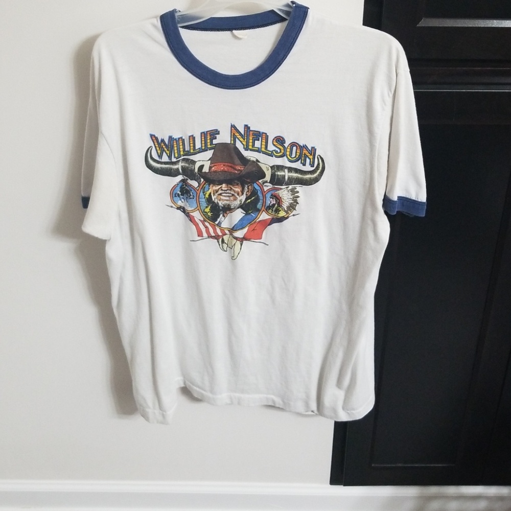 Willie Nelson late 80s concert tee vintage